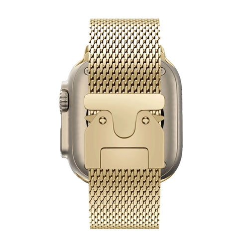 Bandz Apple Watch Milanese Loop Band mit P-Schnalle (Gold)