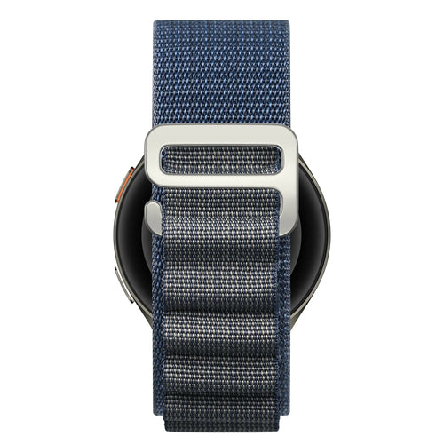 Bandz Xiaomi Amazfit GTS Alpine Nylonarmband (Grau-Blau)