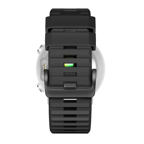 Bandz Garmin Approach S70 - 47mm Silikonarmband mit Schnalle (Schwarz)