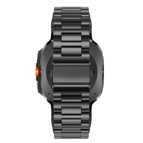 Bandz Samsung Galaxy Watch Ultra Stahlgliederband 'Deluxe' (Schwarz)