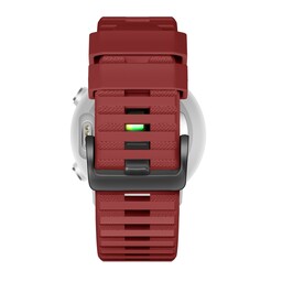 Bandz Garmin Instinct 3 - 45mm Silikonarmband mit Schnalle (Rot)