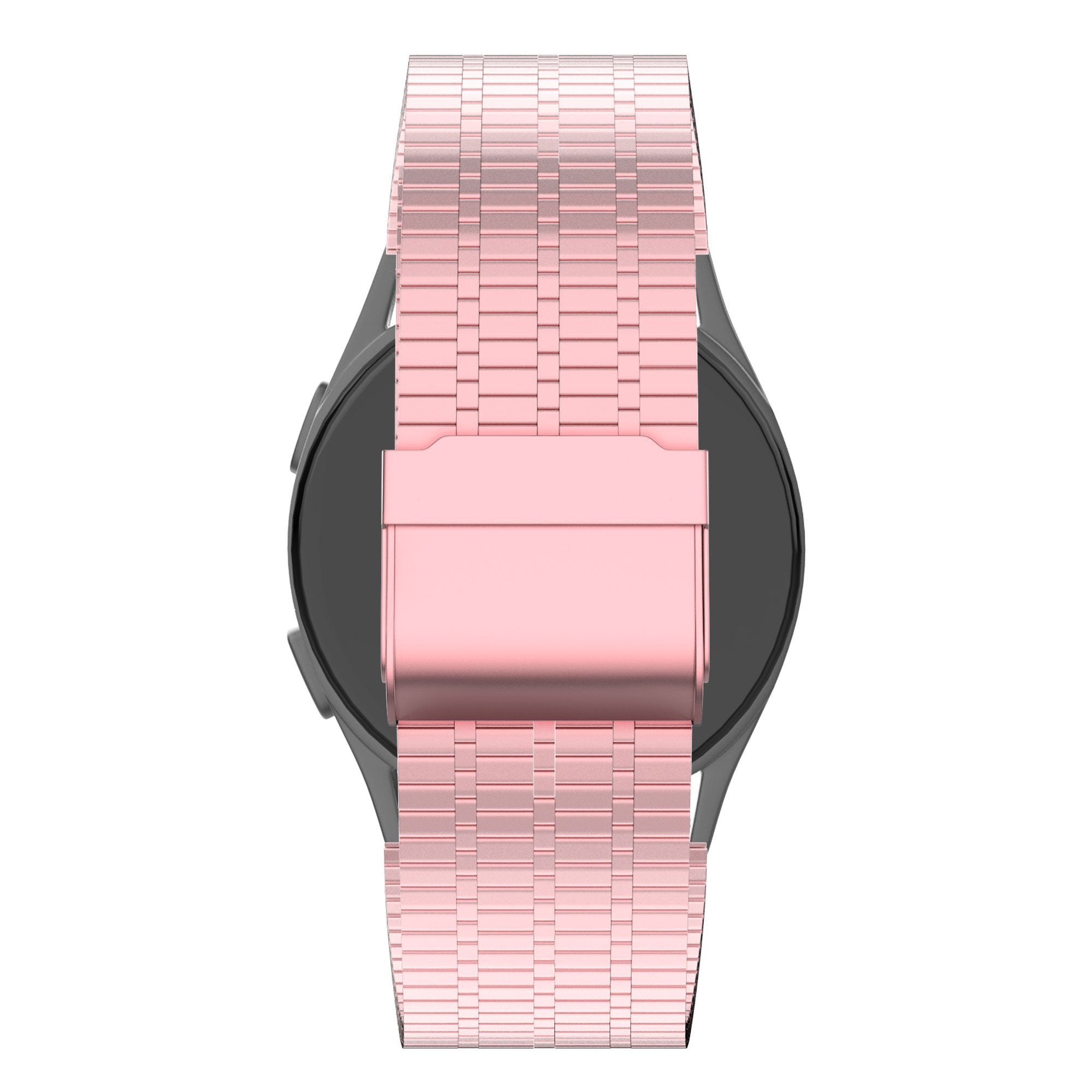 Bandz Garmin Venu 2 Plus Verstellbares Stahlarmband (Rosa)