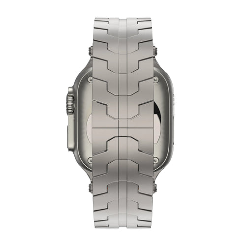 Bandz Apple Watch Gebürstetes Metallarmband 'Deluxe' (Titan)