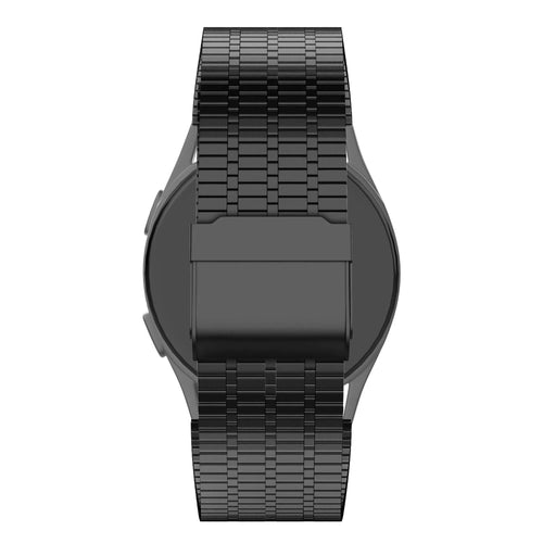 Bandz OnePlus Watch Lite Adjustable Steel Strap (Black)