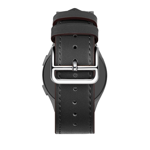 Bandz Suunto 9 Peak Pro Lederarmband 'Deluxe' (Schwarz)
