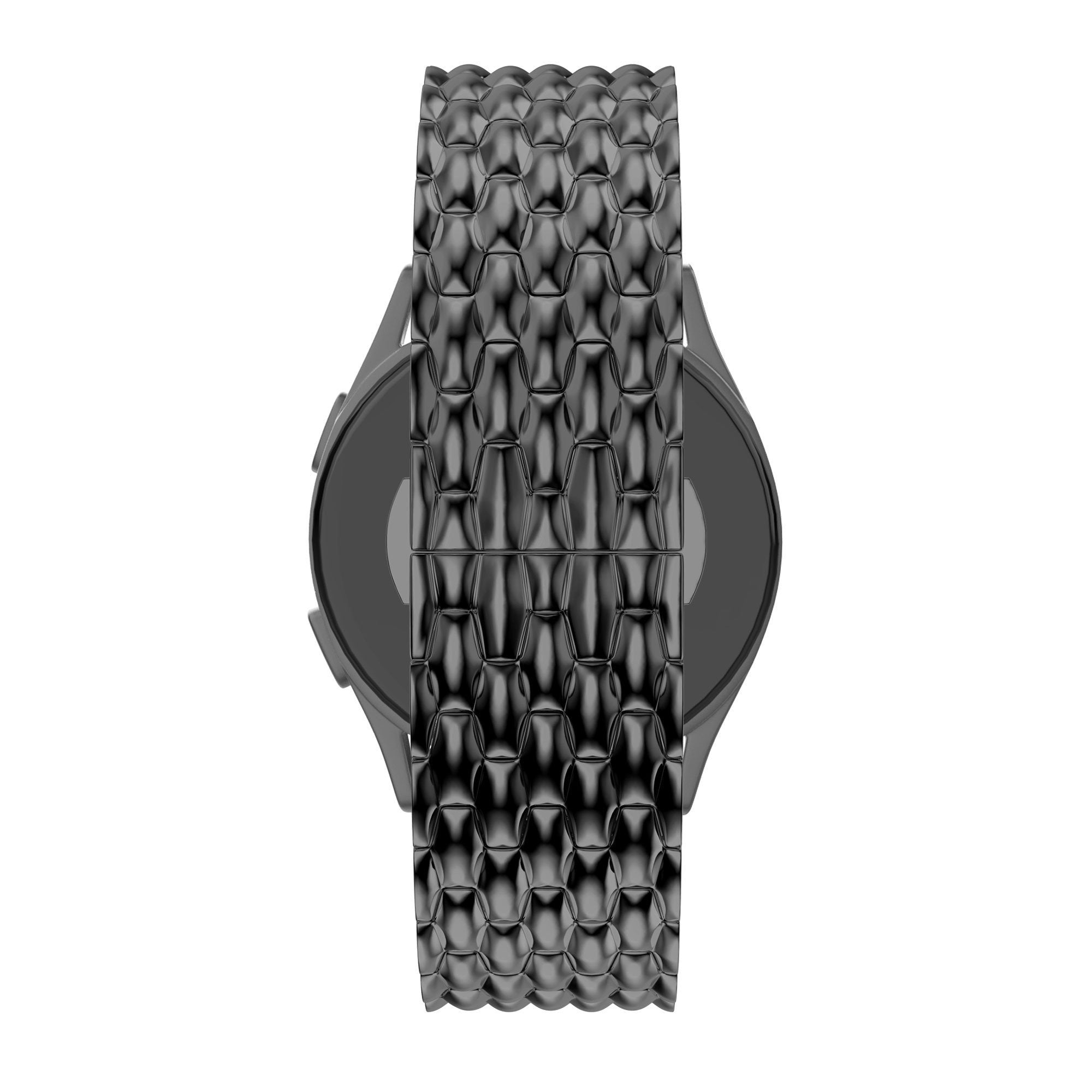 Bandz Huawei Watch GT 5 Pro - 46mm Stahlarmband 'Dragon' (Schwarz)