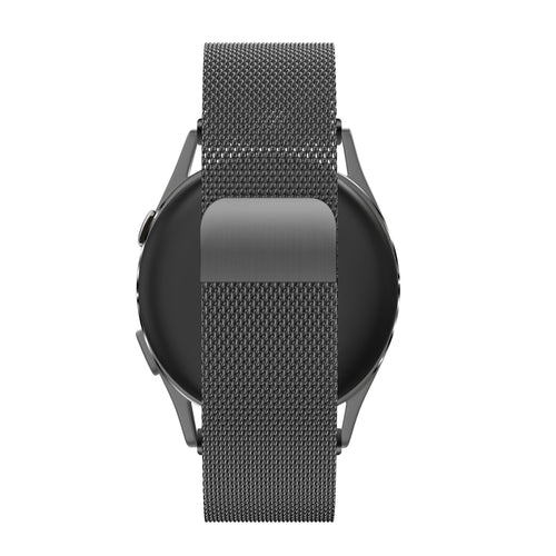 Bandz Garmin Venu 4 - 41mm Milanese Loop Armband (Schwarz)