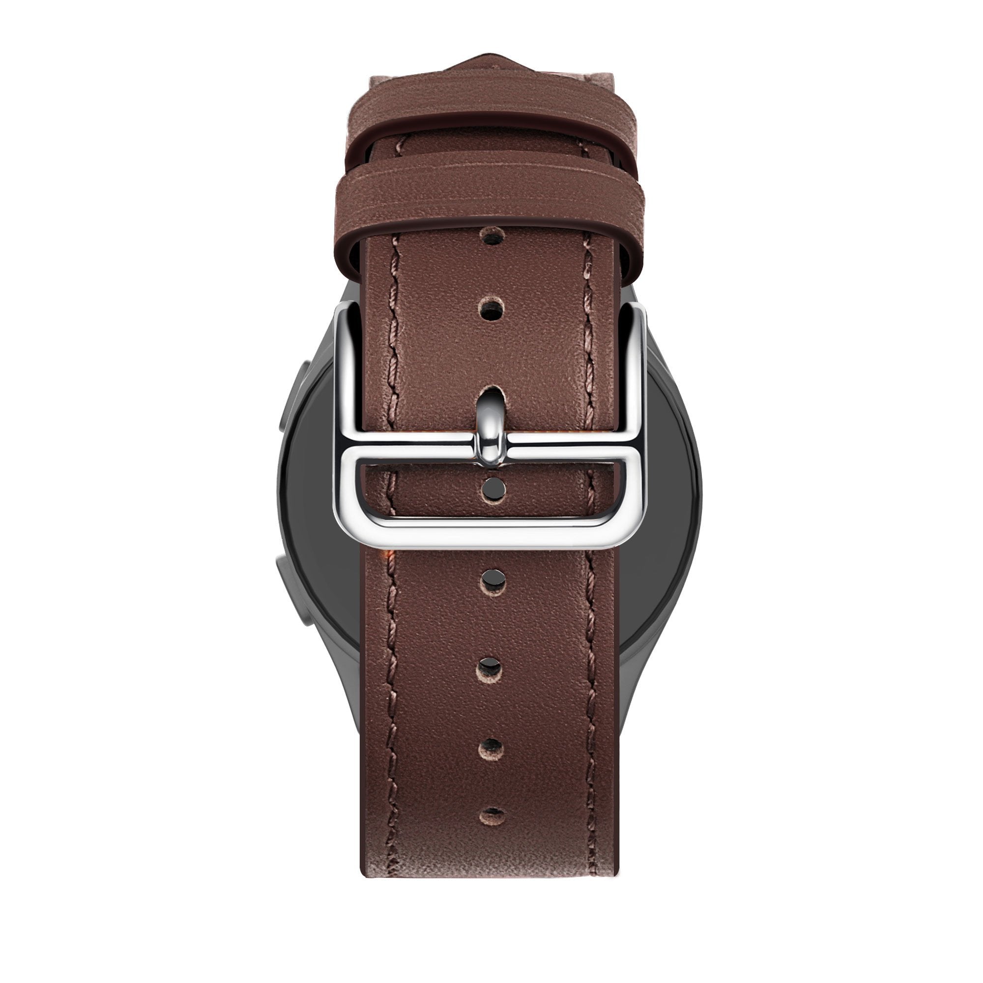 Bandz Huawei Watch GT 5 - 46mm Lederarmband 'Deluxe' (Braun)