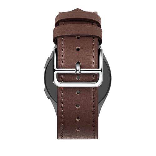 Bandz OnePlus Watch 3 Lederarmband 'Deluxe' (Braun)