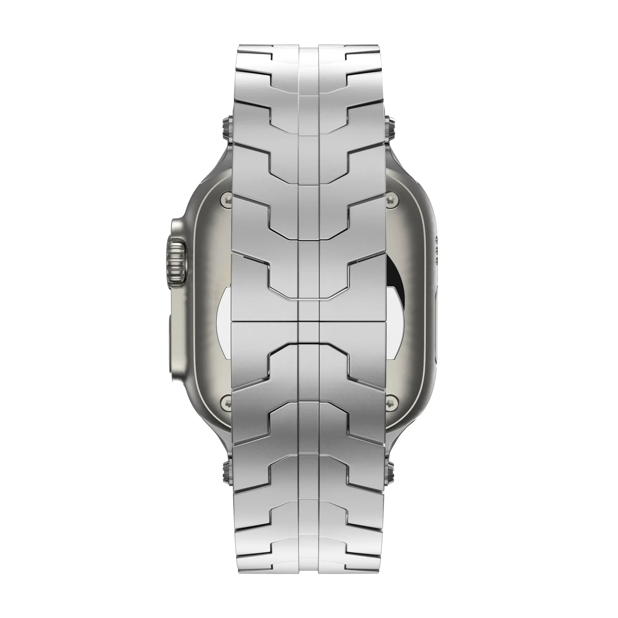 Bandz Apple Watch Gebürstetes Metallarmband 'Deluxe' (Silber)