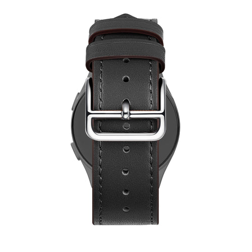 Bandz Redmi Watch 5 Active Leather Strap 'Deluxe' (Black)