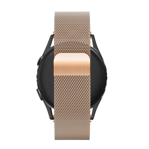 Bandz Garmin Forerunner 265s Milanese Loop Armband (Roségold)