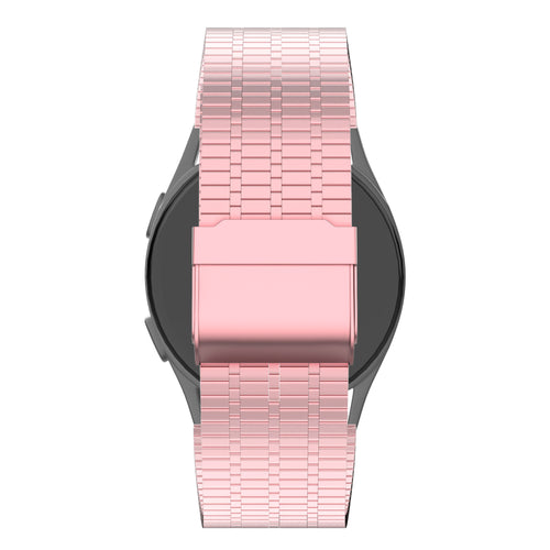 Bandz Garmin Venu Verstellbares Stahlarmband (Rosa)