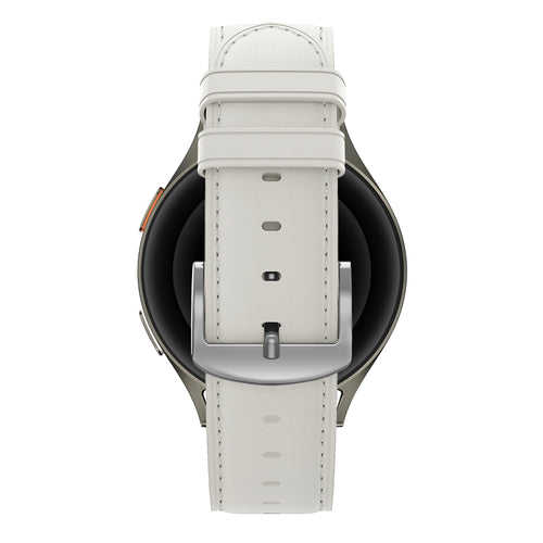 Bandz Huawei Watch GT 7 - 41mm Leather Strap 'Easy Fit' (White)