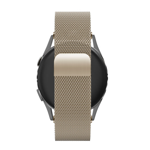 Bandz Garmin Venu 4 - 41mm Milanese Loop Armband (Vintage Gold)