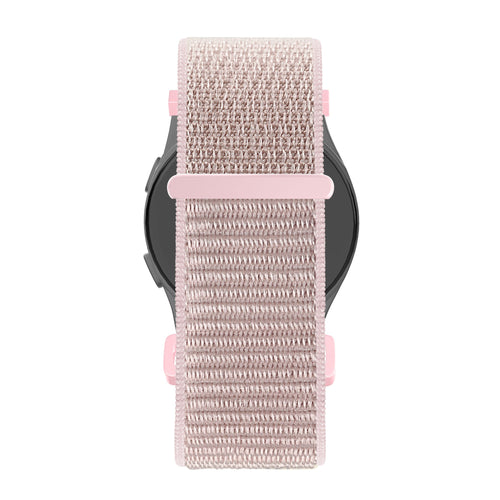 Bandz Garmin Vivoactive 6 Nylon Loop Strap (Rose Gold)
