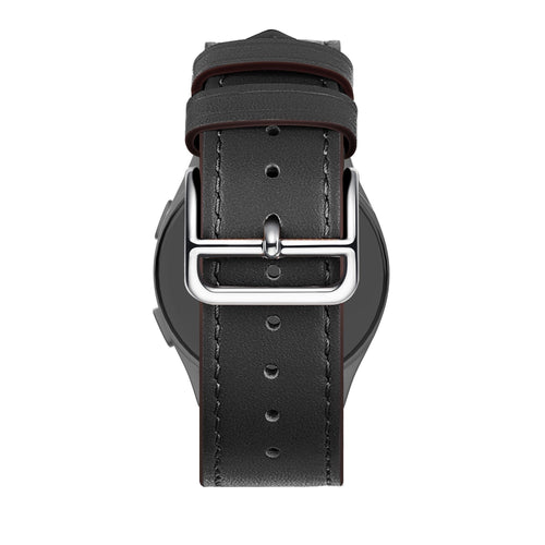 Bandz Watch 2 (Pro) Leather Strap 'Deluxe' (Black)