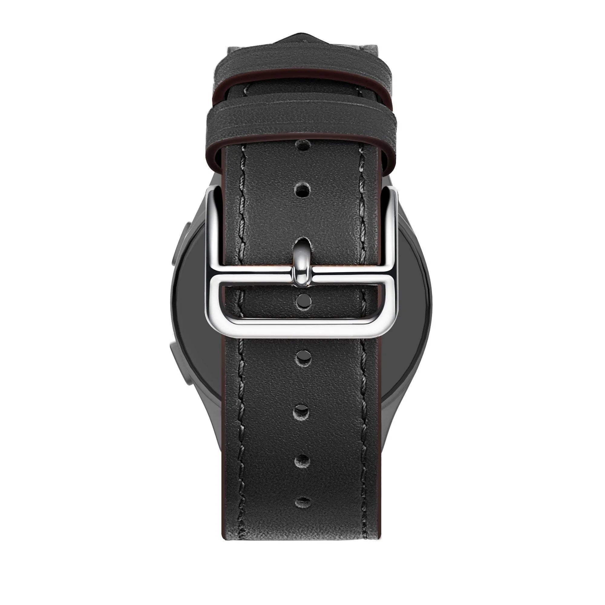 Bandz Suunto Vertical Lederarmband 'Deluxe' (Schwarz)