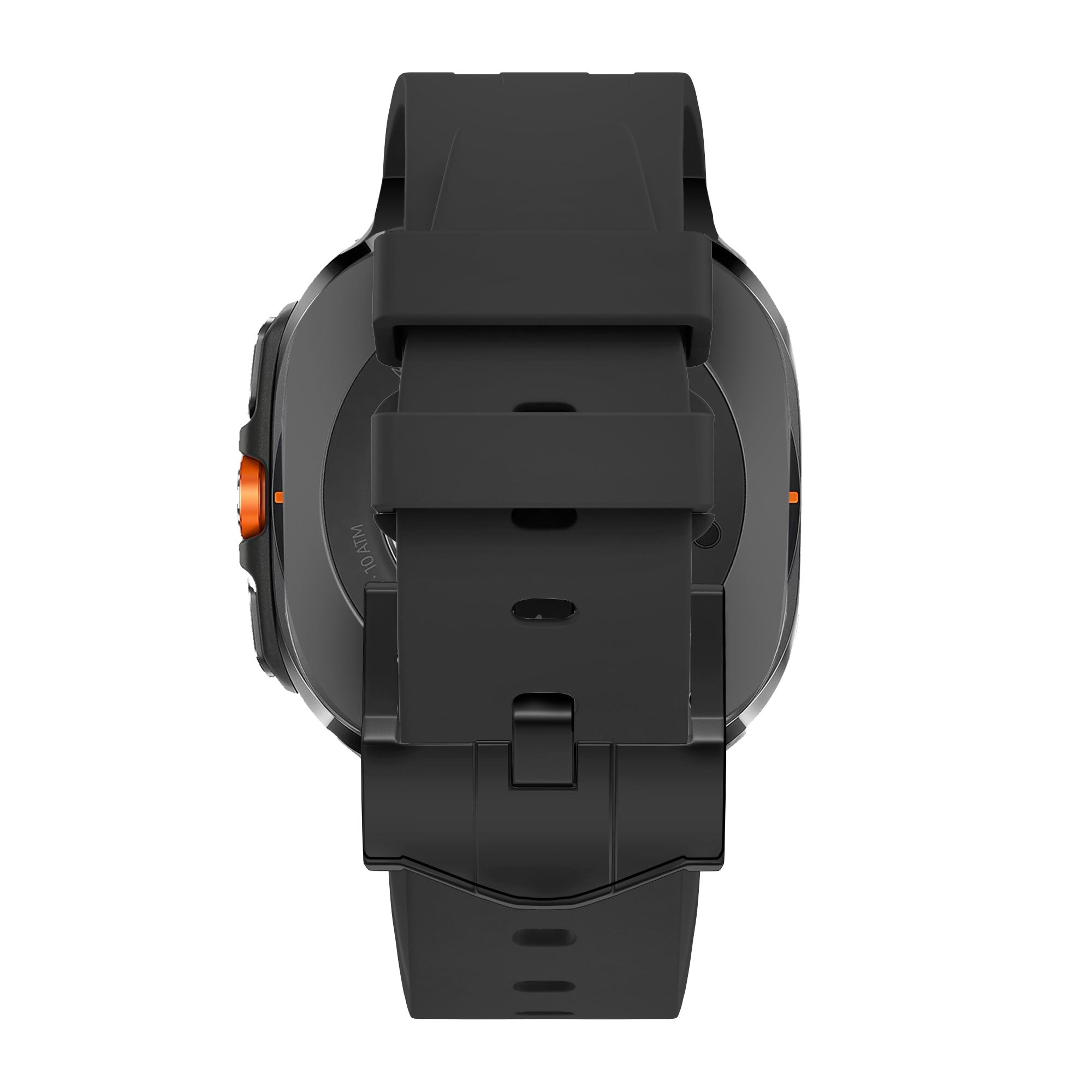 Bandz Samsung Galaxy Watch Ultra Silikonarmband 'Luxe Liquid' (Schwarz mit Schwarz)