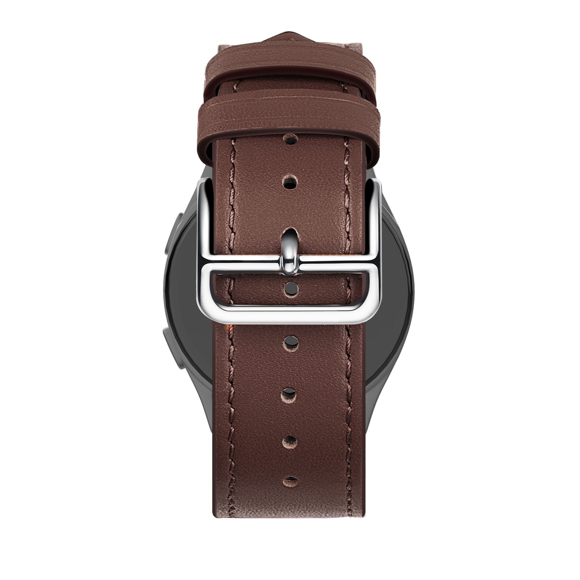 Bandz Huawei Watch GT 6 Pro - 46mm Lederarmband 'Deluxe' (Braun)