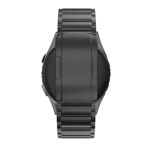 Bandz Garmin Vivoactive 4s Titanium Link Strap (Black)