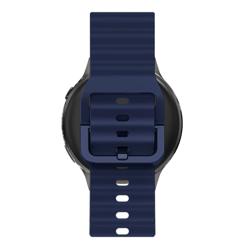 Bandz Garmin Bounce 2 Silicone Strap 'Wave' (Dark Blue)