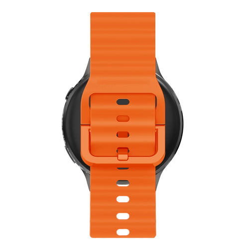 Bandz Garmin Bounce 2 Silikonarmband 'Wave' (Orange)