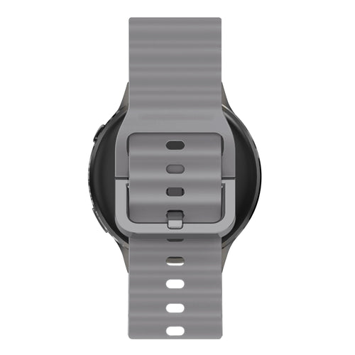 Bandz Garmin Bounce 2 Silicone Strap 'Wave' (Dark Grey)
