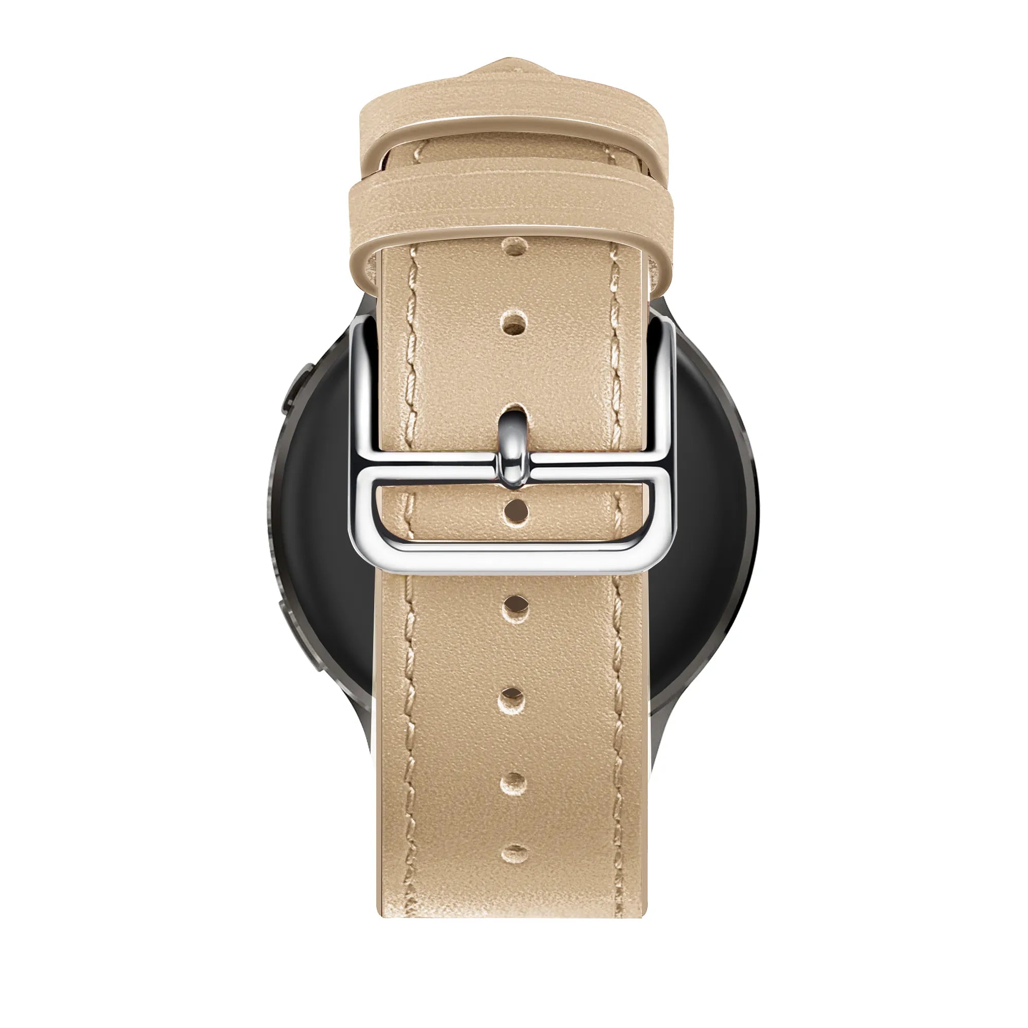 Bandz Garmin Venu 4 - 41mm Leather Strap 'Deluxe' (Milk Tea)