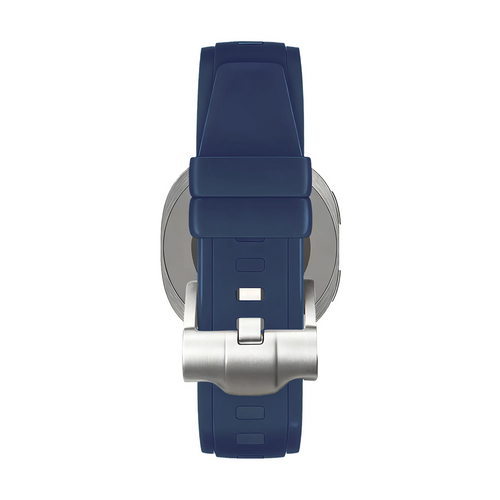 Bandz Samsung Galaxy Watch 8 - 40mm Silicone Strap 'Luxe Liquid' (Dark Blue)