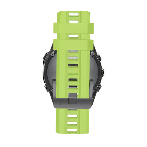 Bandz Garmin Epix Pro (Gen 2) 47mm Silikonarmband 'Classic' (Hell Grün)