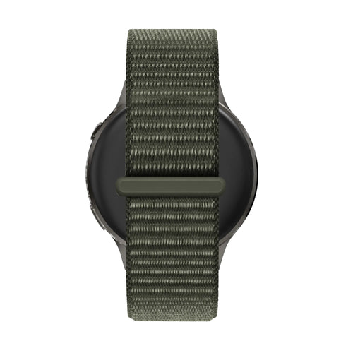 Bandz Garmin Forerunner 265s Nylon Loop Strap (Dark Green)
