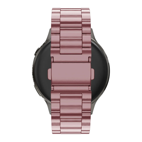 Bandz Garmin Forerunner 265s Stahlarmband 'Classic' (Rosa)