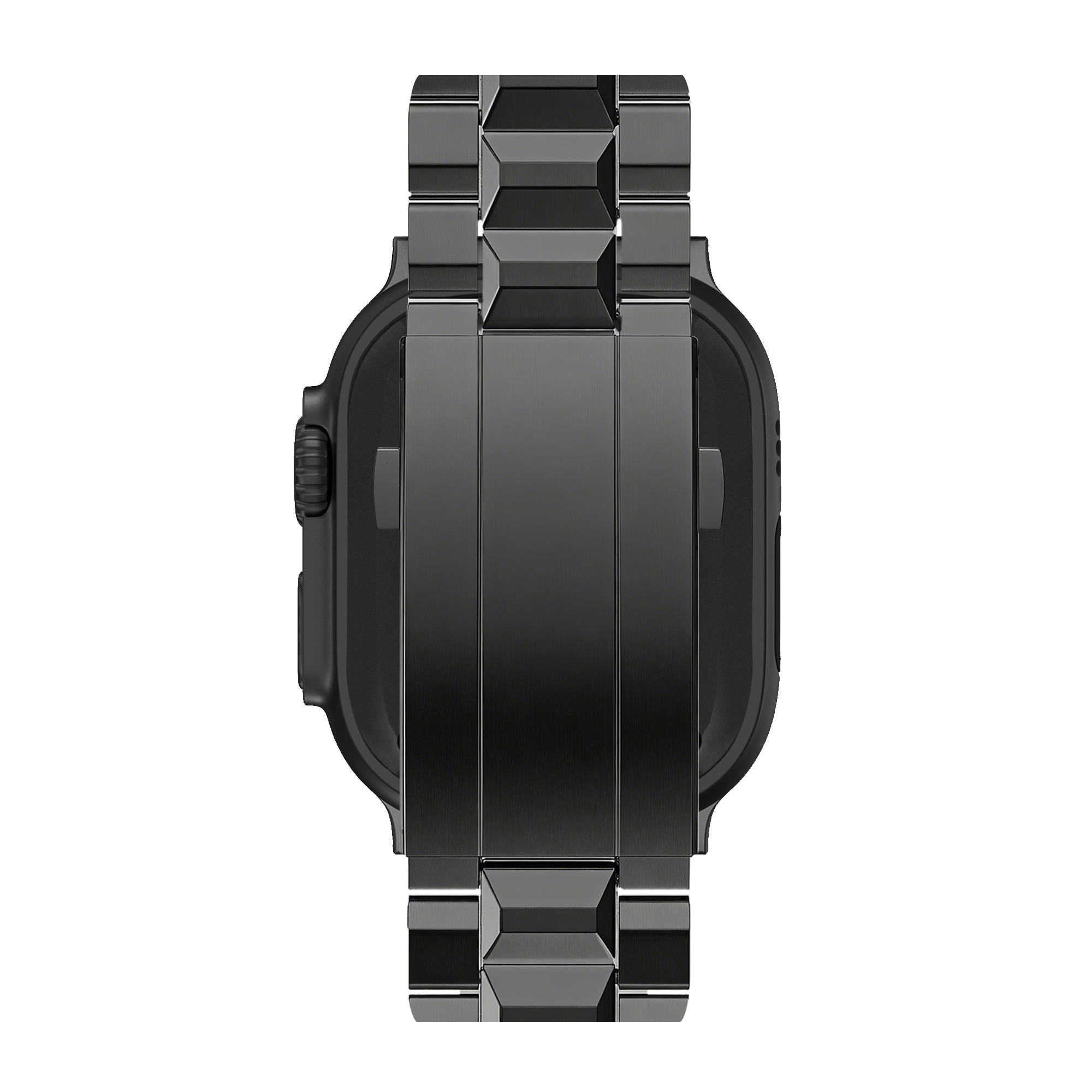 Bandz Apple Watch Ultra Titanarmband 'Deluxe' (Schwarz)