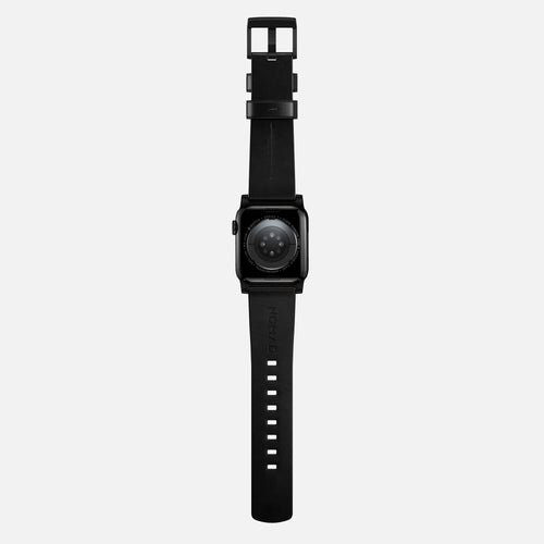 Nomad Modern Apple Watch Lederarmband (Schwarz)