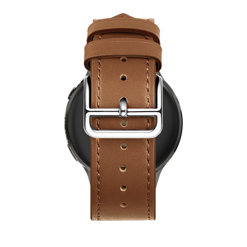 Bandz Garmin Venu 3s Lederarmband 'Deluxe' (Braun)