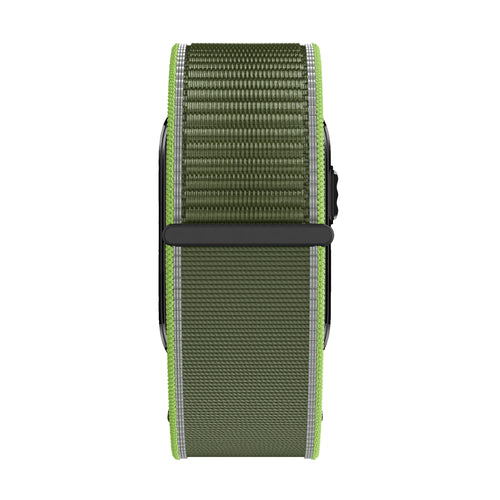 Bandz Garmin Cirqa Nylon Strap 'Classic' (Neon Green)