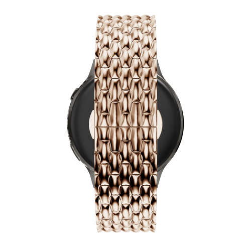 Bandz Garmin Bounce 2 Stahlarmband 'Dragon' (Roségold)