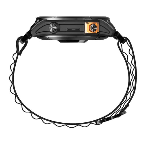 Garmin Fenix 7x Alpine Nylon Armband (Orange/Beige)