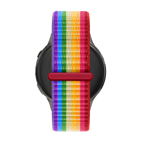 Bandz Garmin Forerunner 70 Nylon Loop Strap (Rainbow)