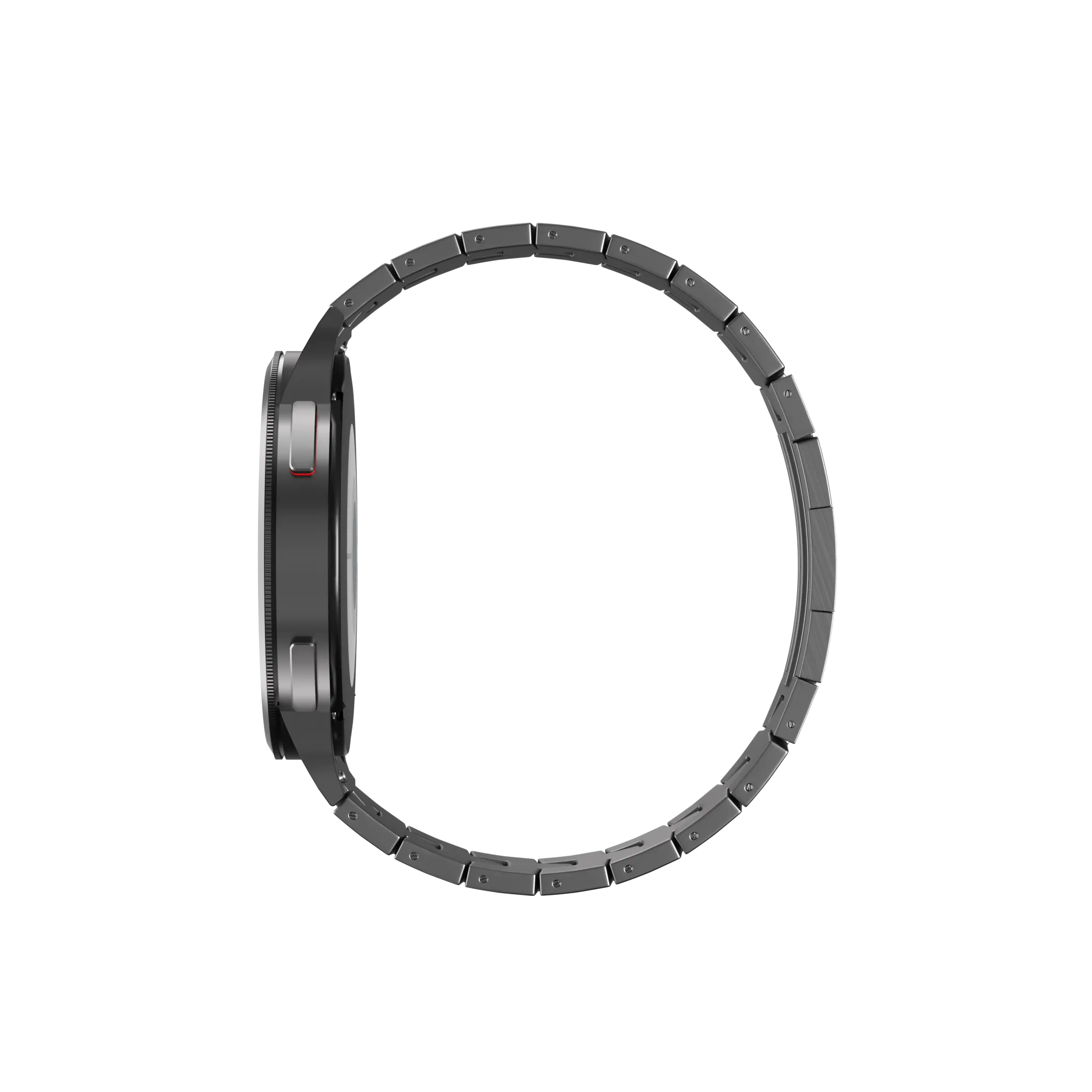 Gard Pro Ultra 2+ Gebürstetes Titanarmband (Flache Schließe) (Graphit)