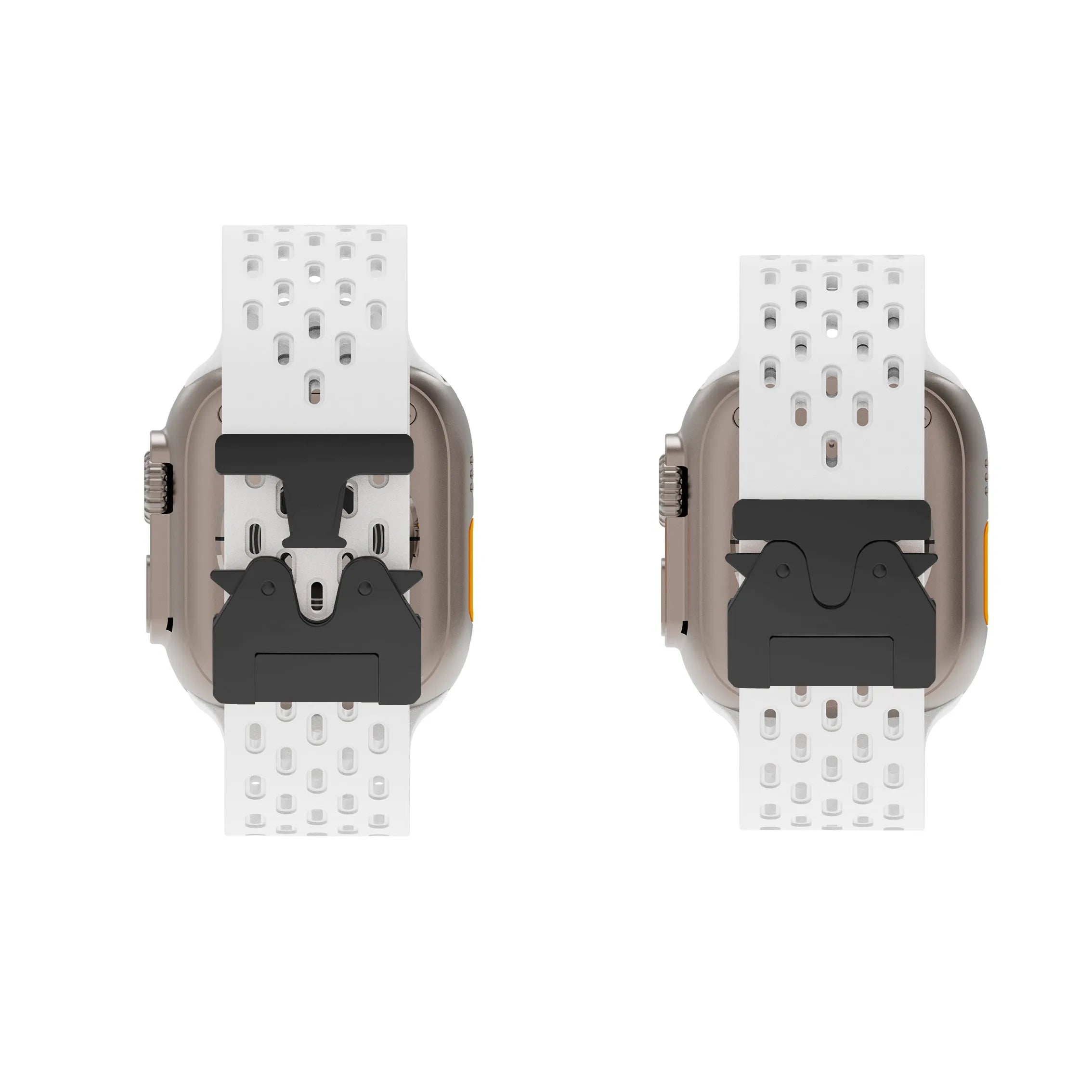 Apple Watch Silicone Air Strap with P-Buckle (White)