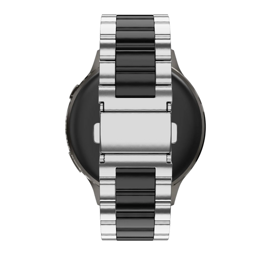 Bandz Garmin Bounce 2 Steel Strap 'Classic' (Silver/Black)