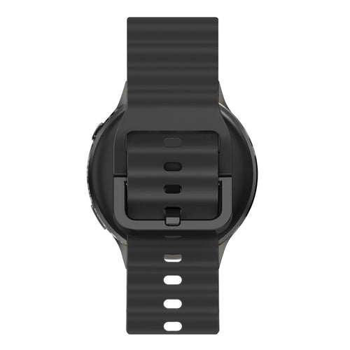 Bandz Garmin Bounce 2 Silikonarmband 'Wave' (Schwarz)
