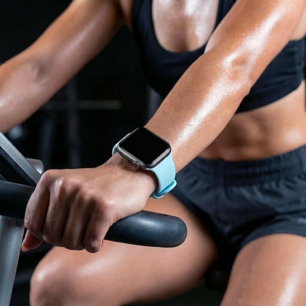 Apple Watch Silicone Strap (Baby Blue)