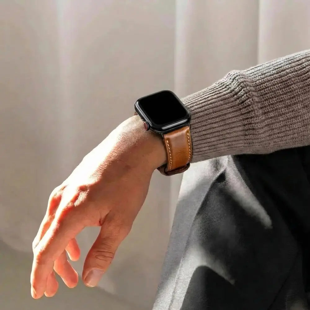 Apple Watch Ultra Lederarmband (Braun)