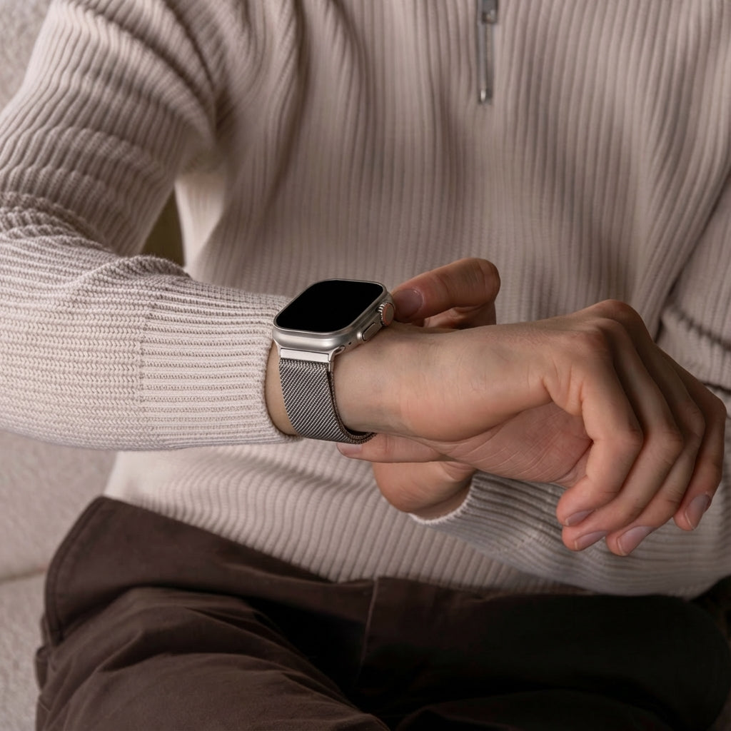 Apple Watch Milanese-Armband (Titan)
