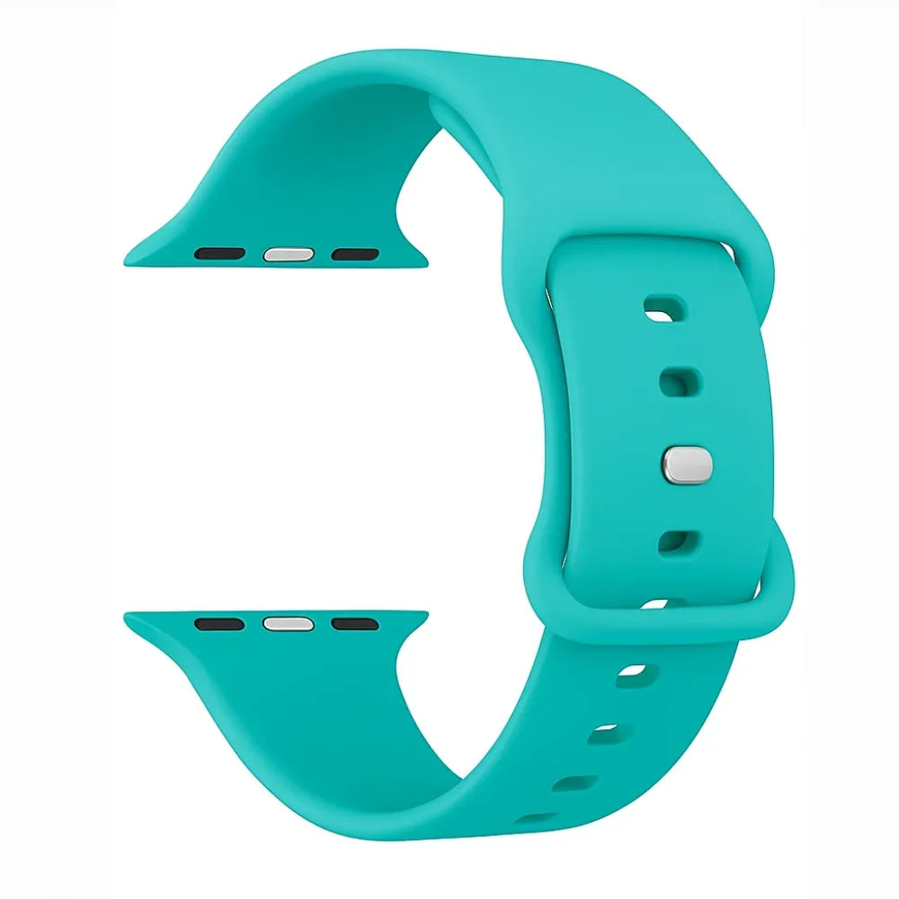 Apple Watch Klassisches Silikonarmband (Aqua)