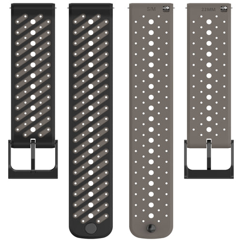 ICE Fit 1.78 Striped Silicone Strap (Grey)