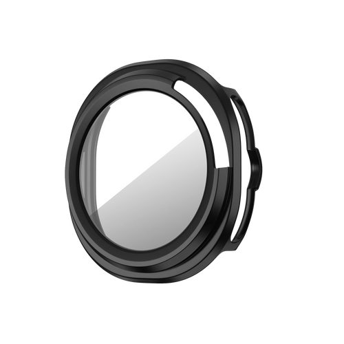Bandz Samsung Galaxy Watch 8 Classic PC Hülle mit Glas (Schwarz)